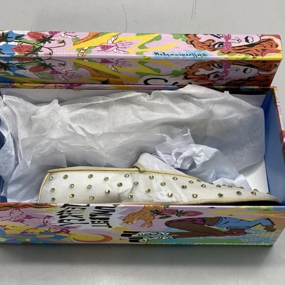 NEW JEFFREY CAMPBELL Swanlake-J Flats – Women’s Size 7 – Beige – New With Box - Picture 9 of 13